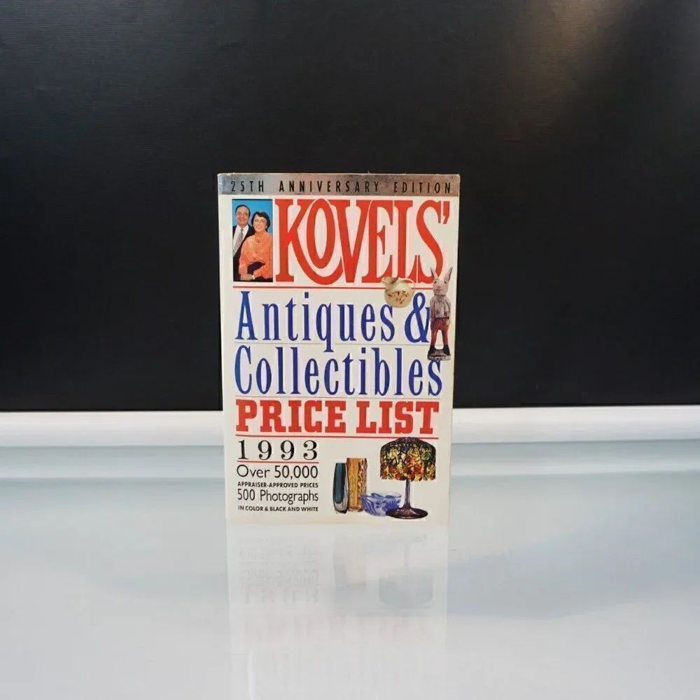 Vintage 1993 Kovels' Antiques and Collectibles Price List 25th Anniversary Ed